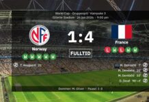 Therefore, Norway rested ten players against France