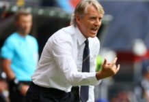 Reporter Roberto Mancini gets the clean-up job at Italy
