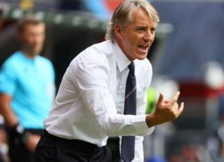 Reporter Roberto Mancini gets the clean-up job at Italy