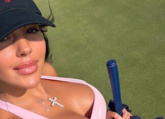 Cristiano Ronaldo’s fiancée Georgina Rodriguez poses in “inappropriate” golf outfit