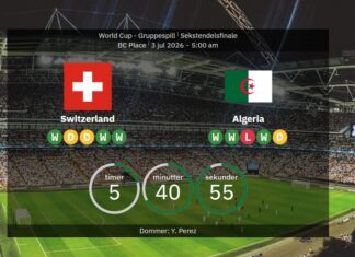 Switzerland vs Algeria: World Cup 2026 – line-ups, stats, charge & prediction