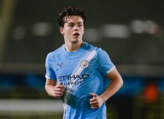 On the same day that Norway face England, Manchester City announce that they are sending Sverre Nypan on loan