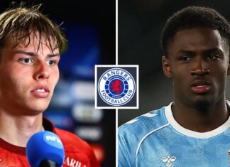 Rangers lose the race for top goals Jens Hjertø-Dahl and Jahnoah Markelo