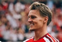 Arsenal reward Martin Ødegaard