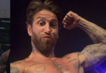 Iron man Sergio Ramos is pumping himself ready for the Premier League!