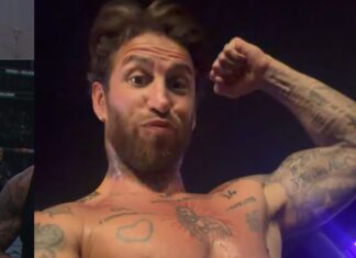 Iron man Sergio Ramos is pumping himself ready for the Premier League!