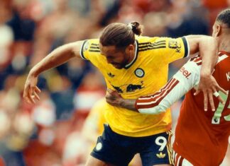 Manchester United are chasing a striker at arch-rivals Leeds