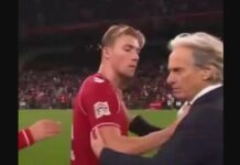 Rasmus Hojlund’s meeting with Jorge Jesus after the Portugal-Denmark match goes viral