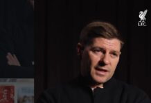 Liverpool icon Steven Gerrard and Wrexham have something going on…