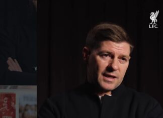 Liverpool icon Steven Gerrard and Wrexham have something going on…